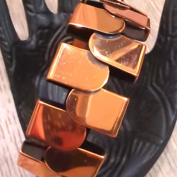 Vintage *Rare* Renoir Entr'acte Design Copper Cuff - Picture 3 of 12